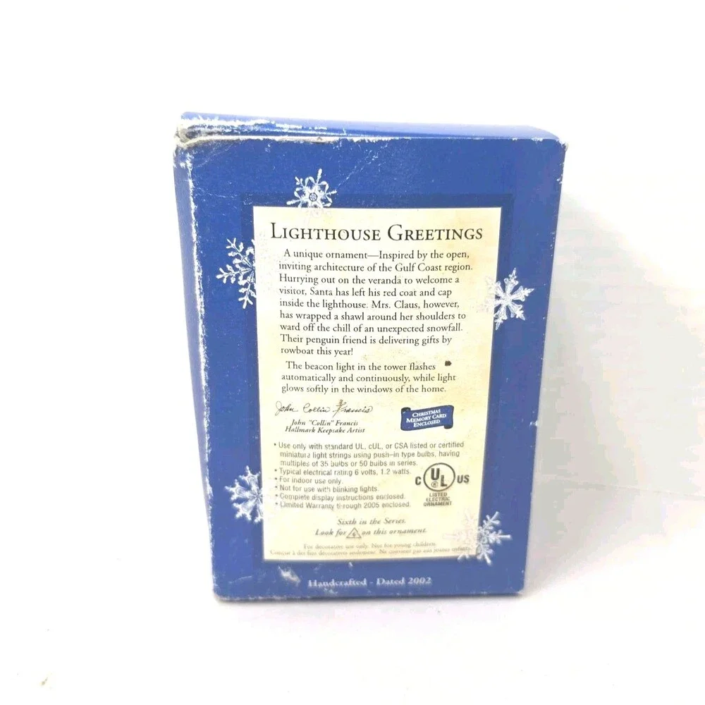 Hallmark Keepsake 2002 Lighthouse Greetings Magic Collector's Series #6